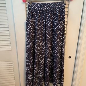 Patterned Midi Skirt